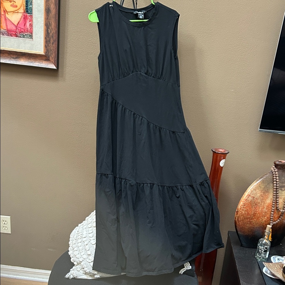 DKNY black t shirt dress